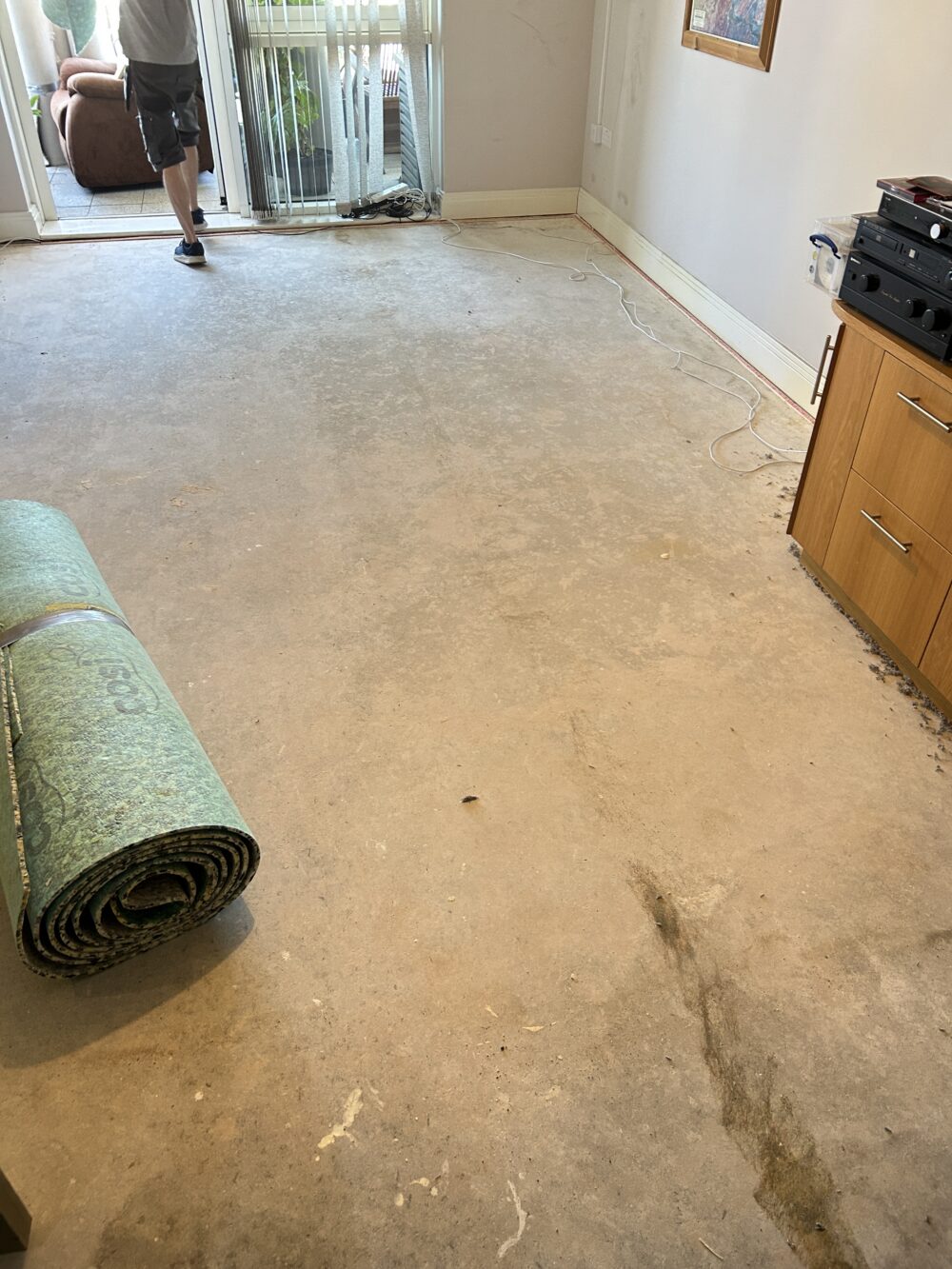Uplifted carpet to lounge in Maidenhead