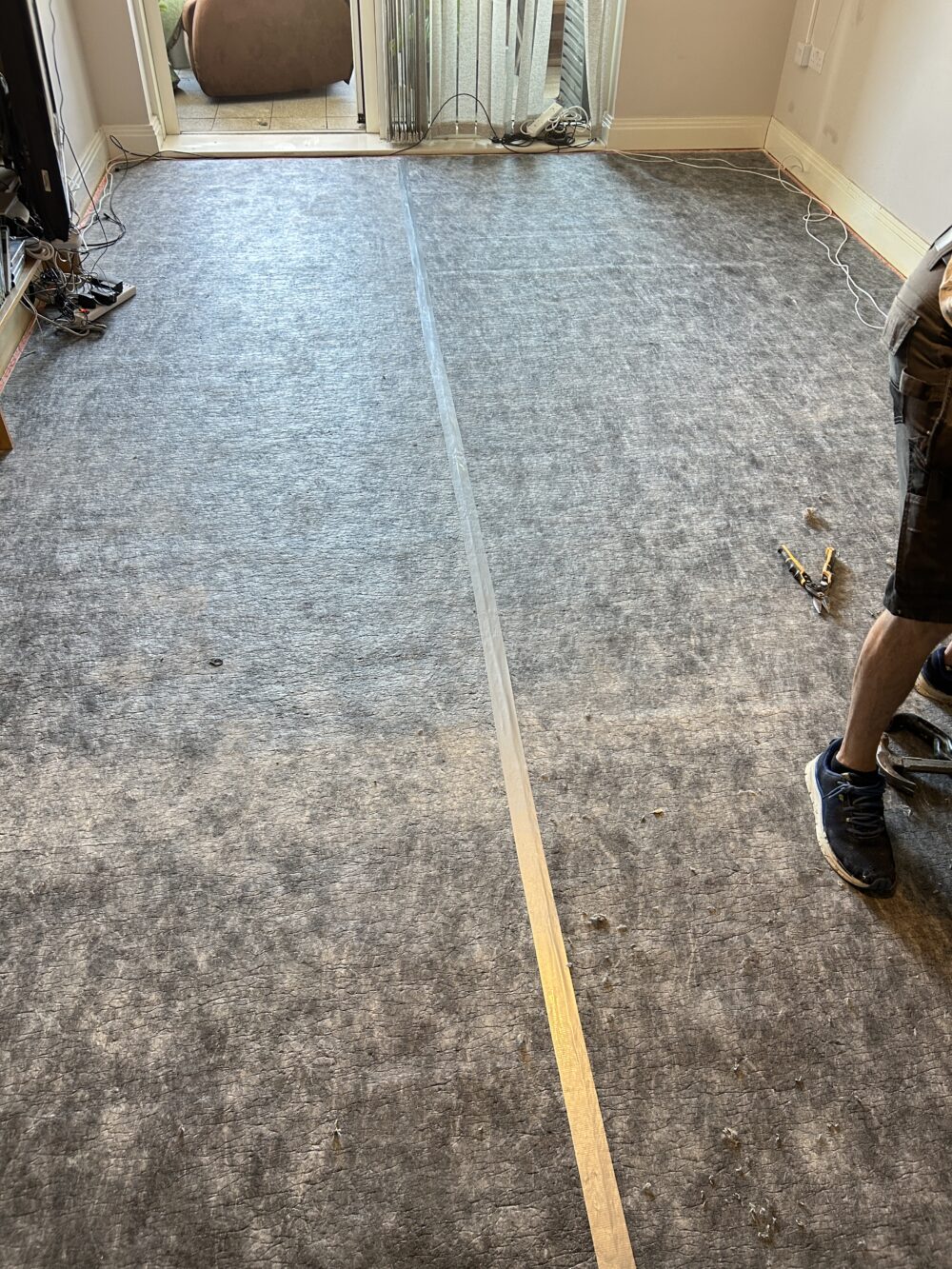 10mm underlay to lounge in Maidenhead
