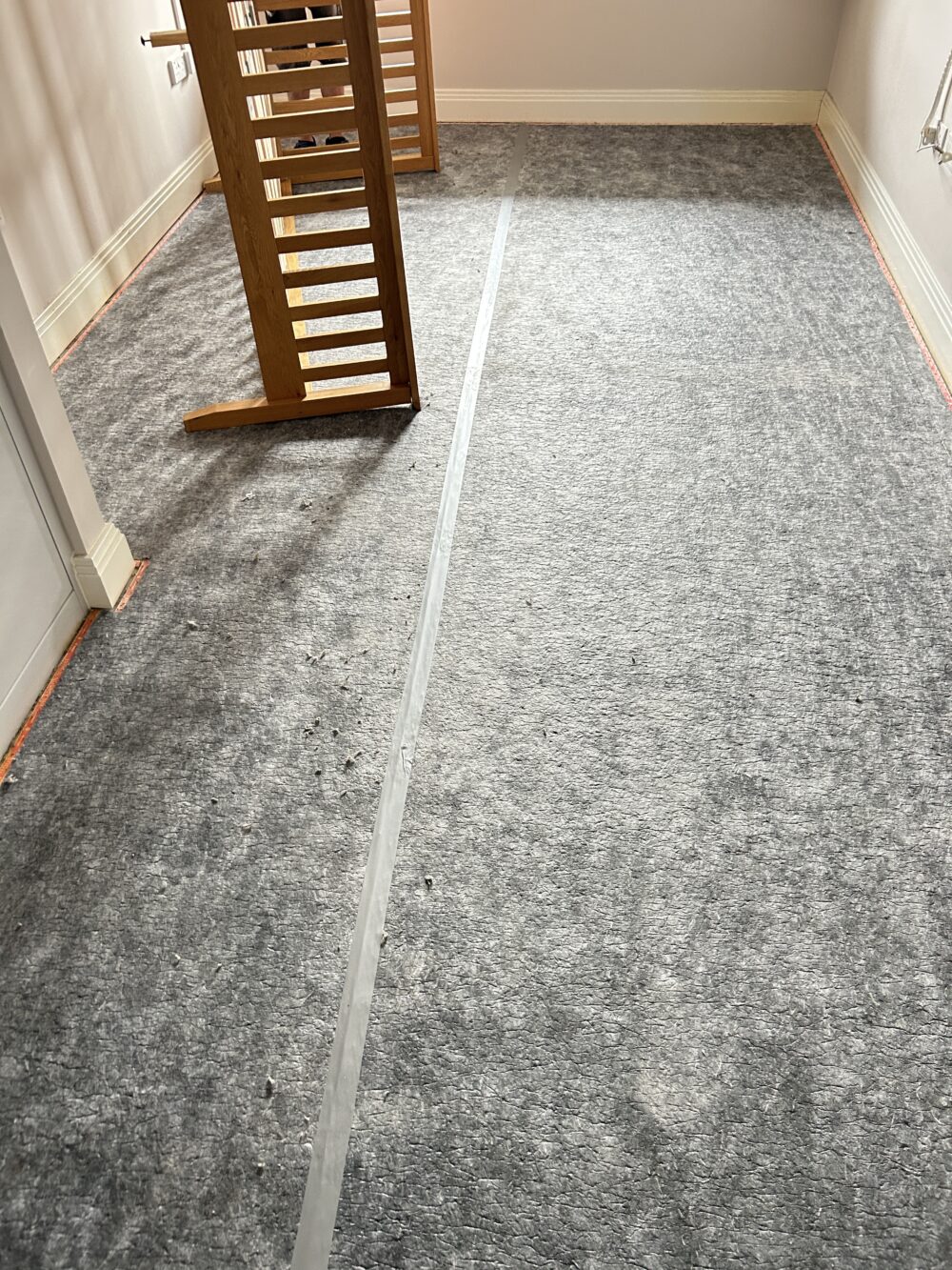 10mm underlay to bedroom in Maidenhead