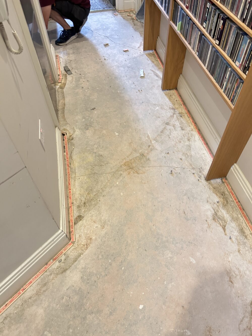 Uplifted carpet to hallway in Maidenhead