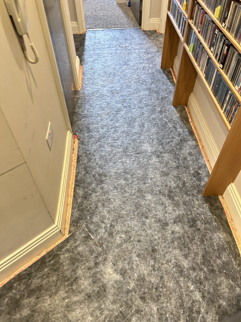 10mm underlay to hallway in Maidenhead