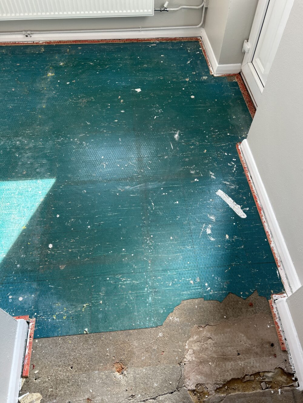 Old Marley tiles on kitchen & dinner floor in West Drayton