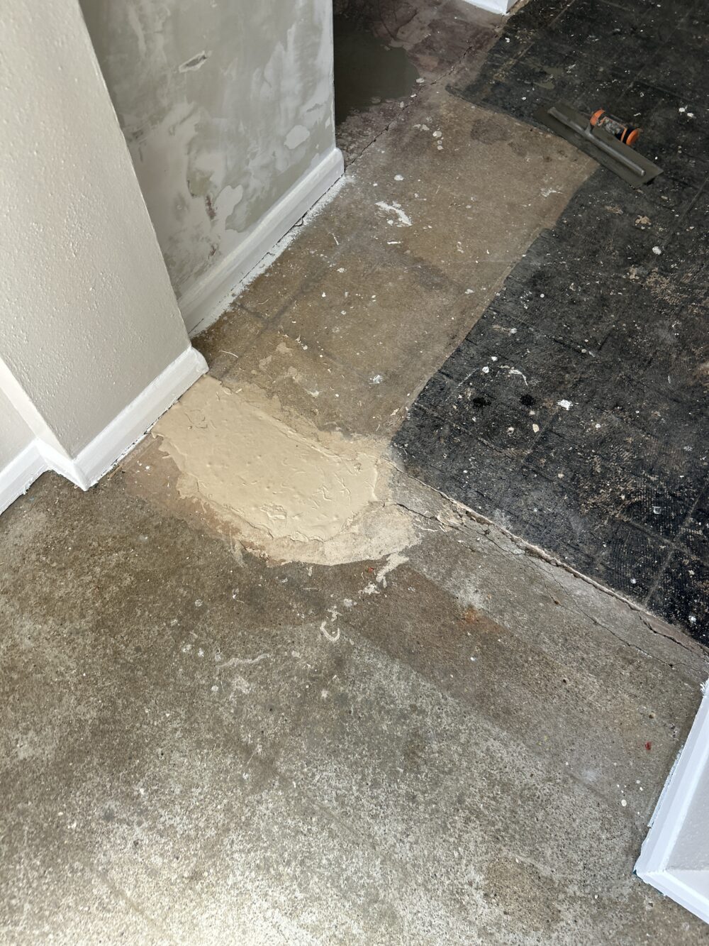 Old Marley tiles uplifted from kitchen & dinner floor in West Drayton